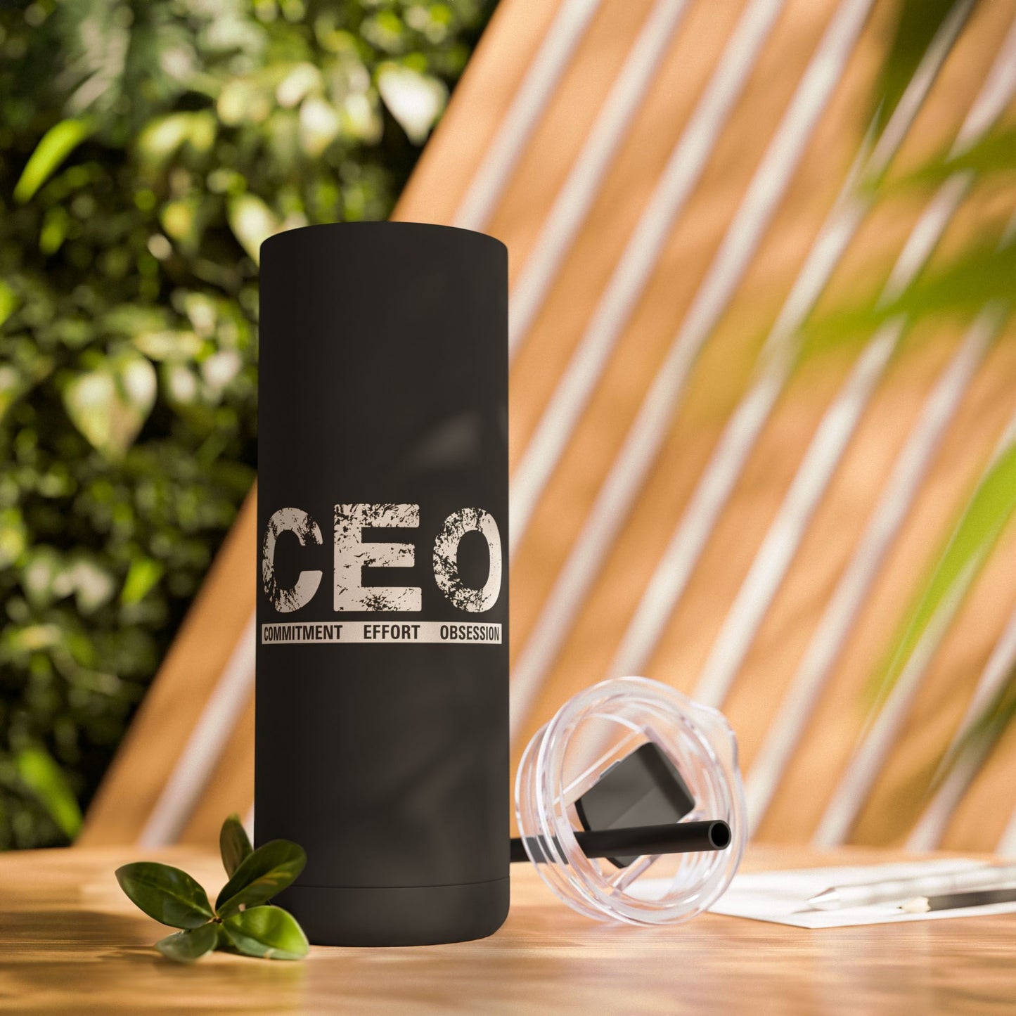 CEO Skinny Matte Tumbler, 20oz
